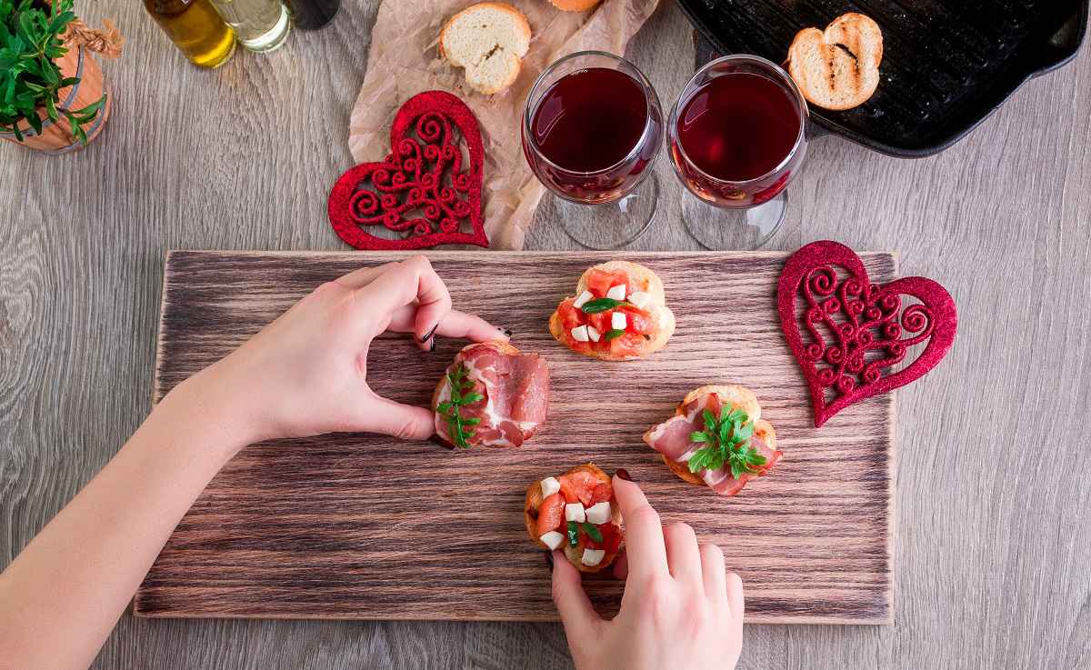 tartine semplici e sfiziose per san valentino