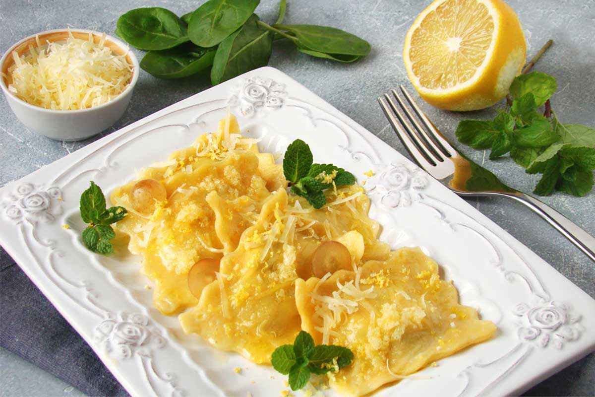 Ravioli al limone