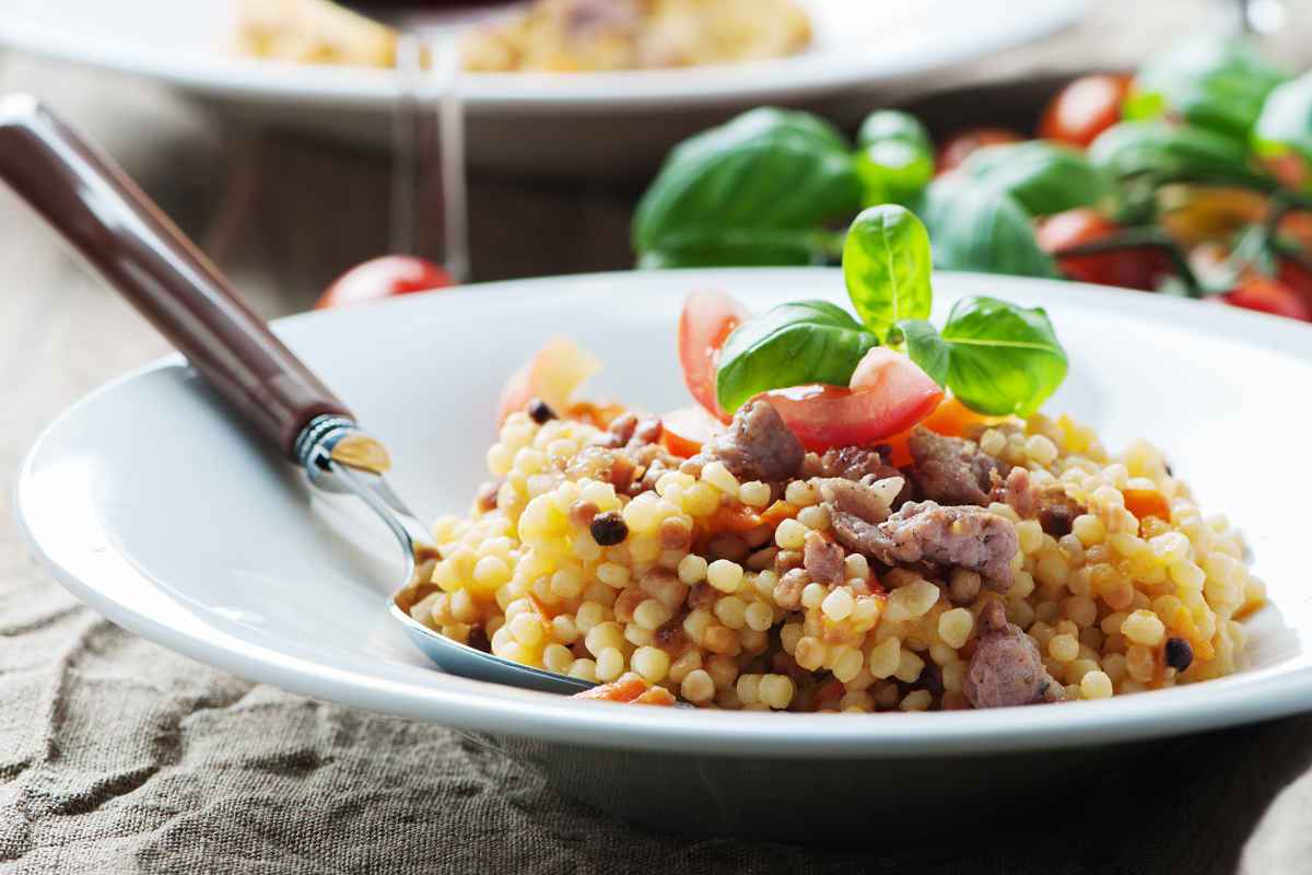 fregola, uno dei primi piatti della cucina sarda