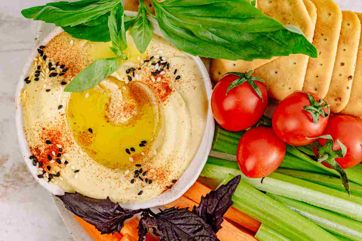 Cosa mangiare con hummus