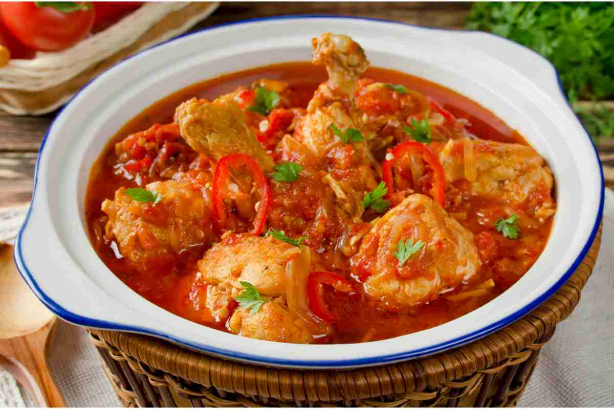 ricette di pollo al sugo