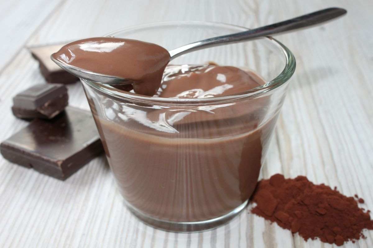 budino al cacao leggero