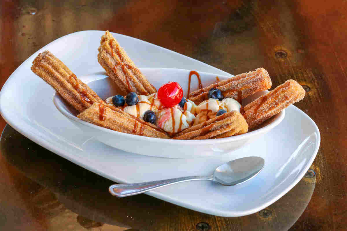 vassoio con churros