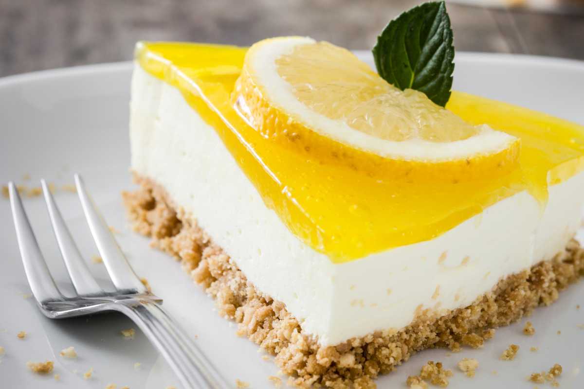 Cheesecake al limone