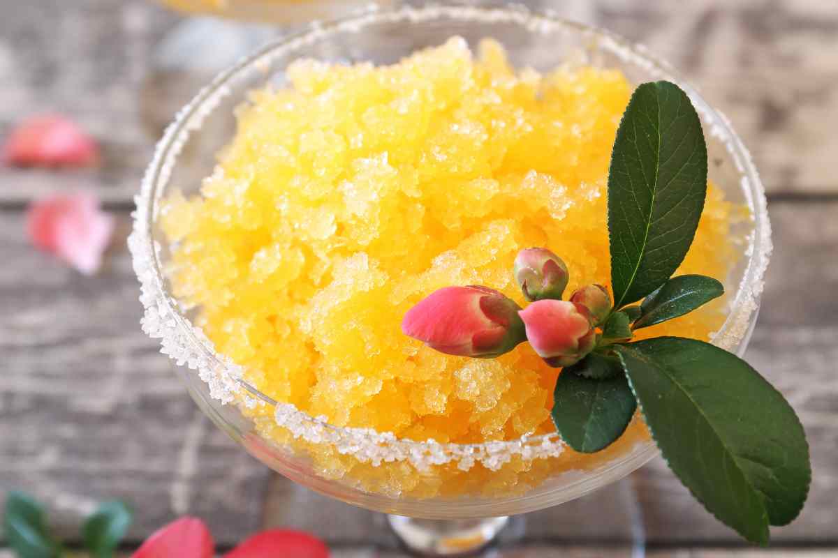 Granita al limone