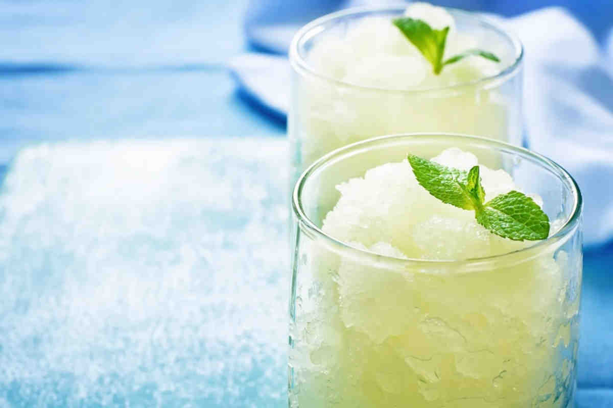 Granita alla menta senza sciroppo