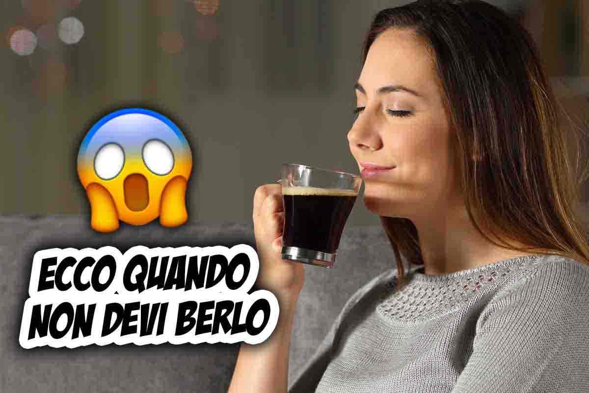 Gli orari in cui è meglio non bere il caffè