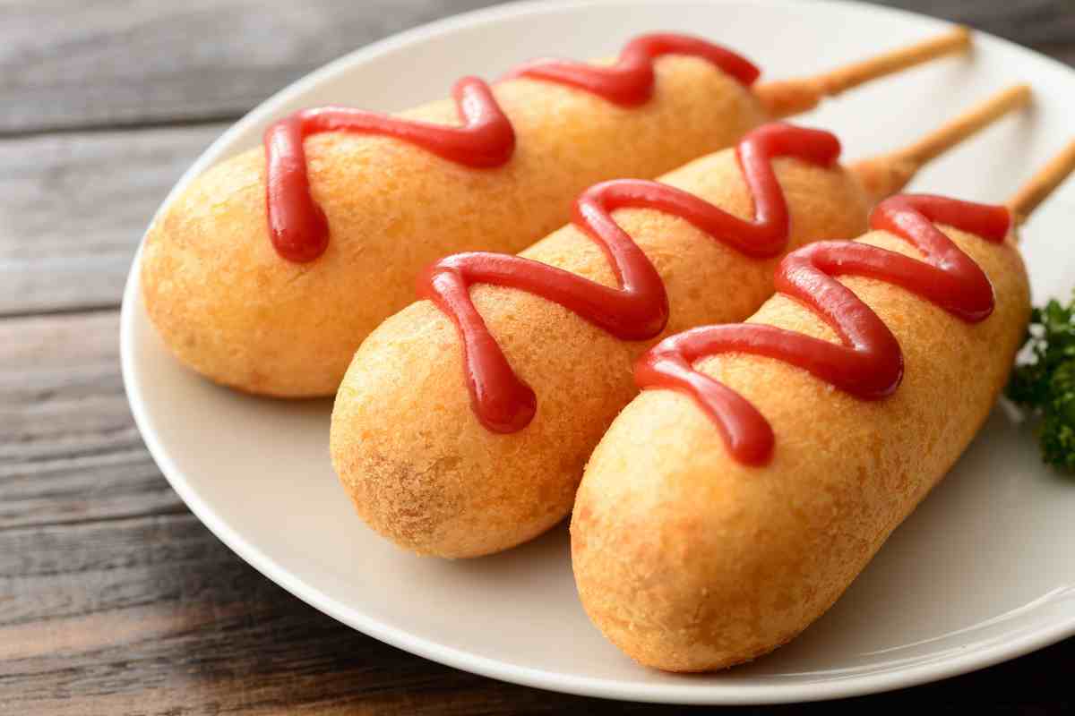 Corn dog ricetta del giorno