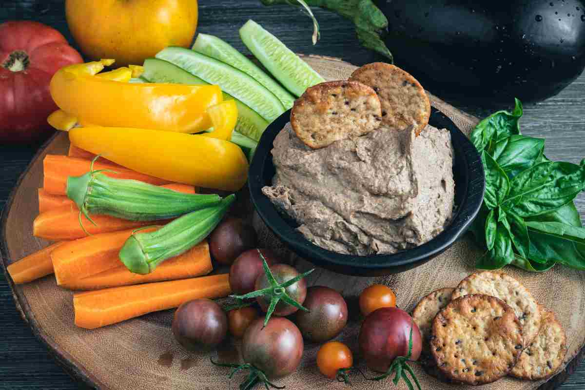 Hummus di fagioli borlotti ricetta