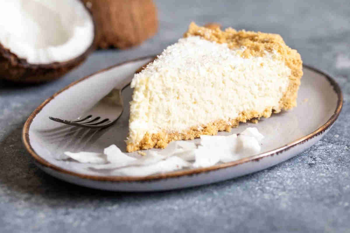 Torta fredda al cocco senza cottura