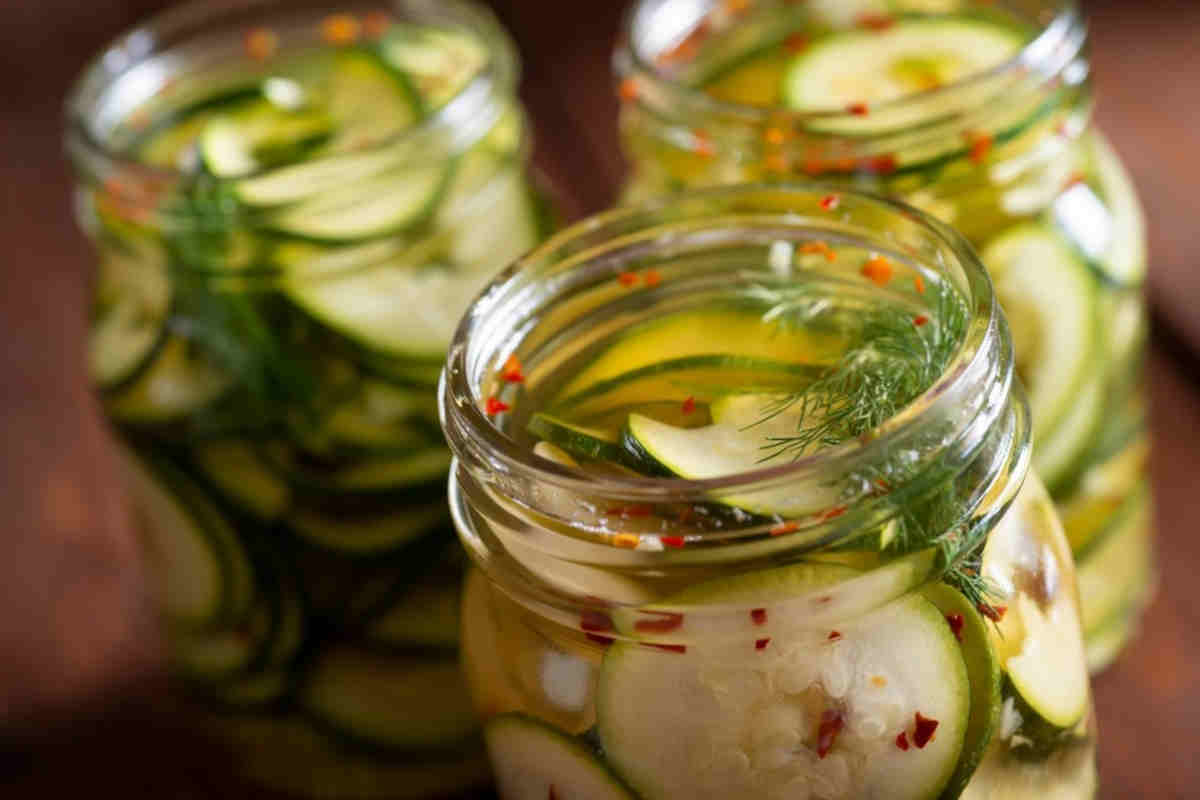 Zucchine sott'olio ricetta del giorno