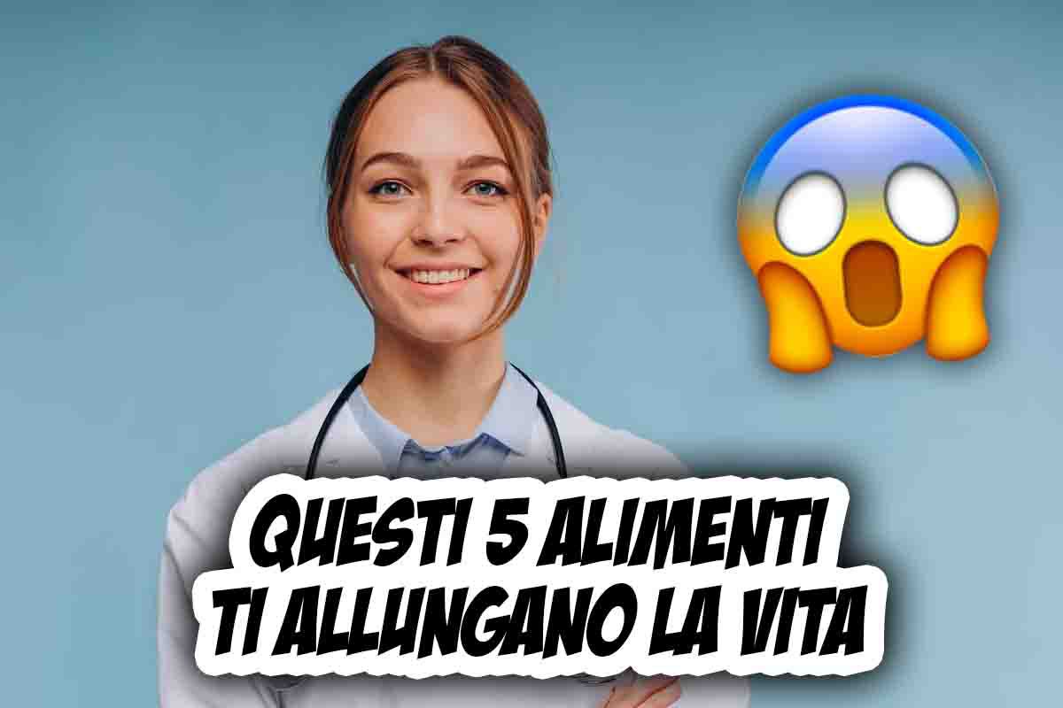 I 5 alimenti che allungano la vita, lo studio