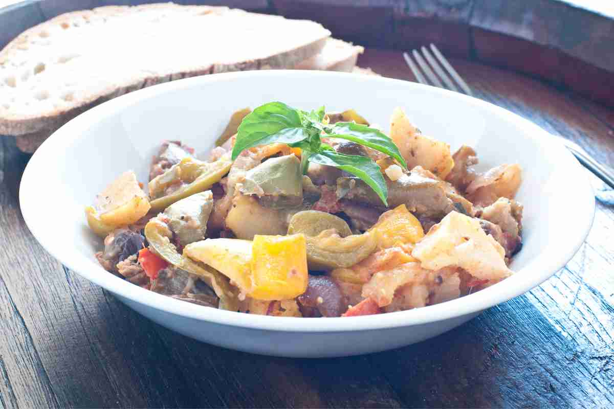 Caponata di pesce alla siciliana ricetta