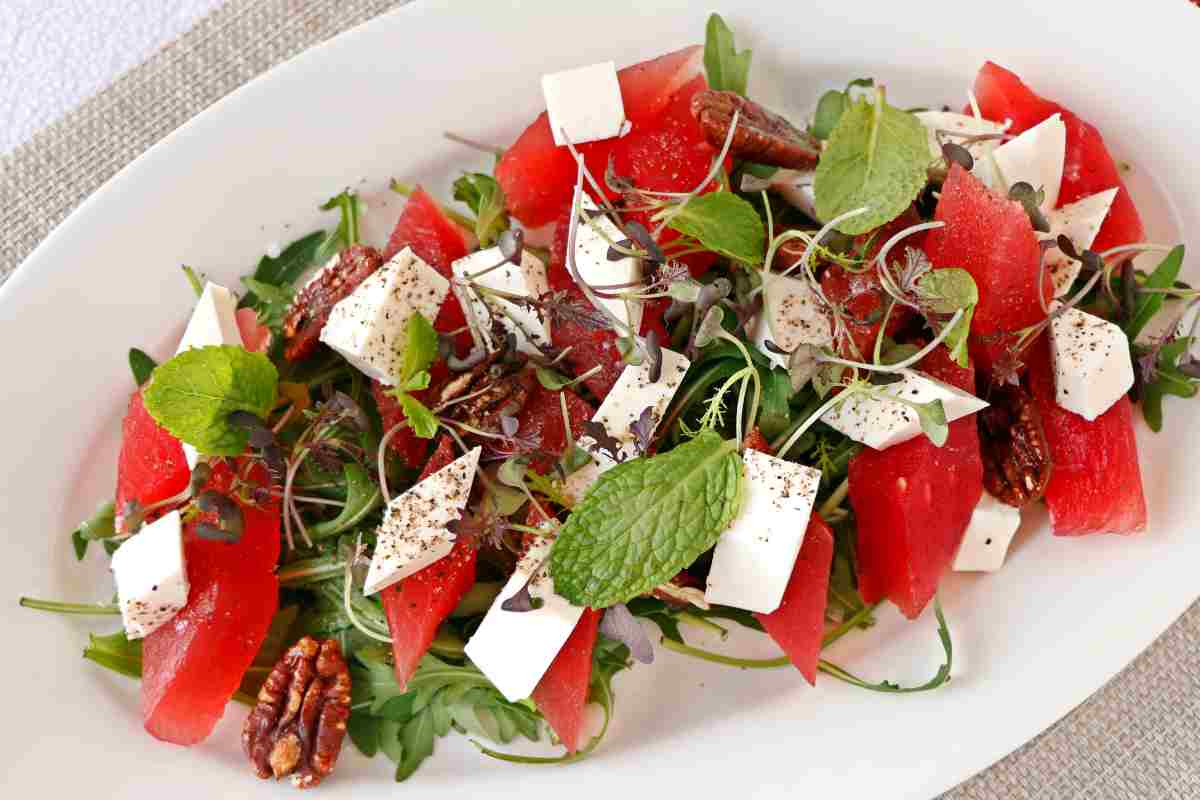 Carpaccio di anguria ricetta