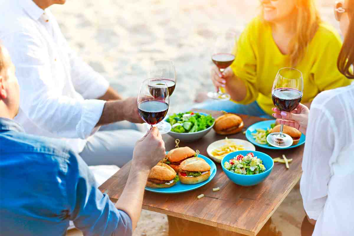 Cena in spiaggia