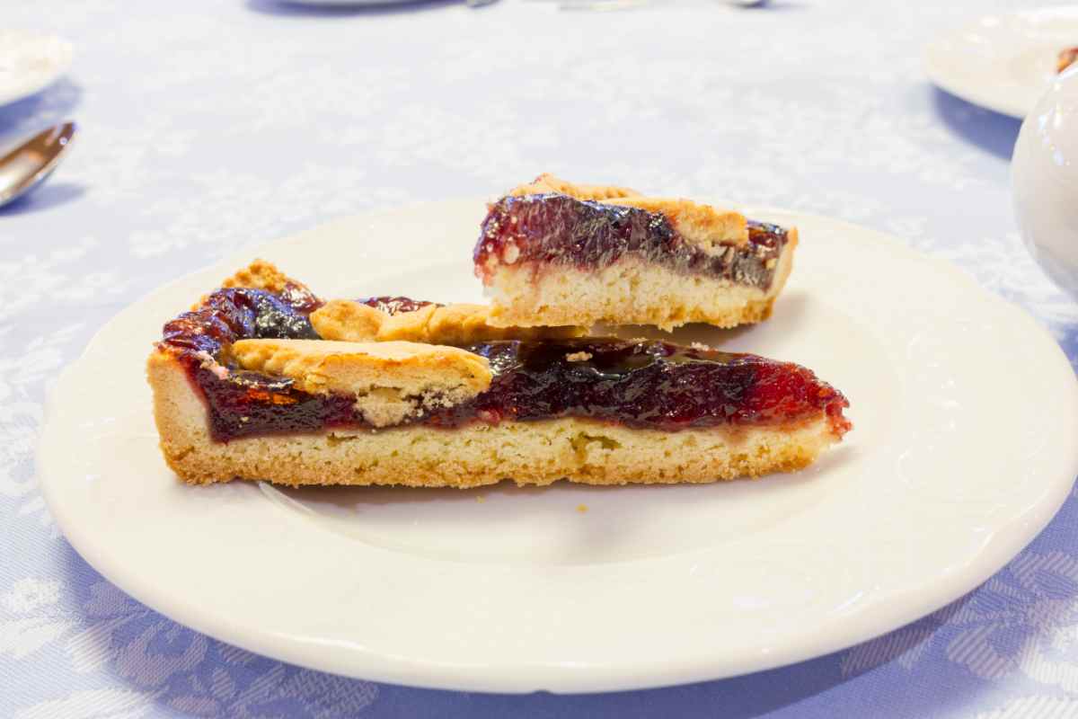 Crostata con la marmellata di fichi