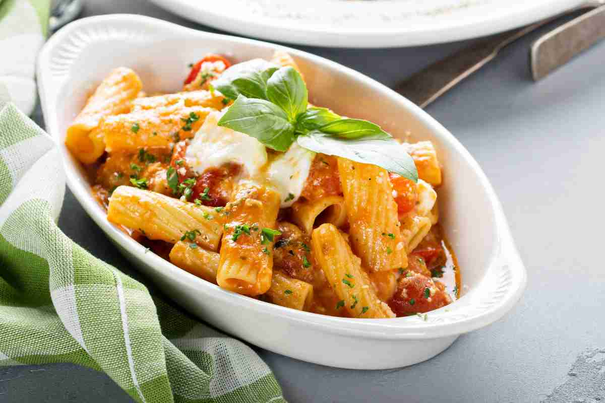 Maccheroni alla sorrentina in padella ricetta