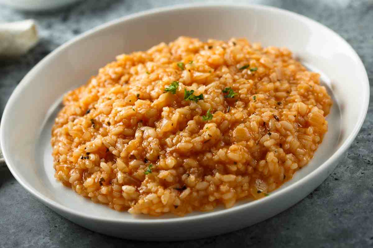 Risotto al pomodoro ricetta