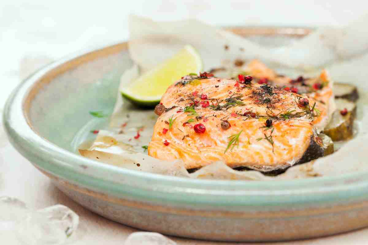 Salmone al forno