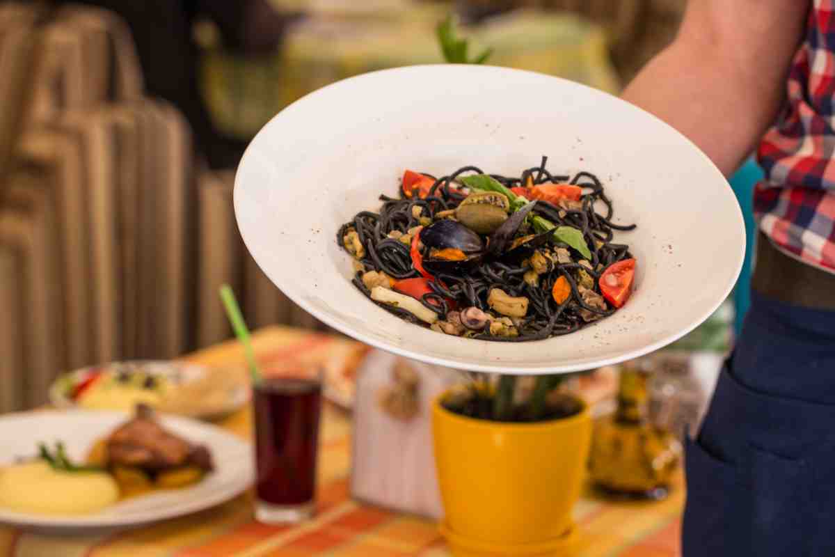 Spaghetti al nero di seppia