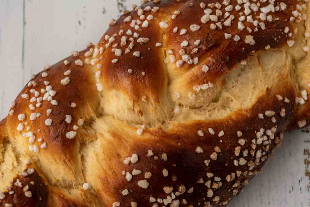 ricetta treccione di pan brioche