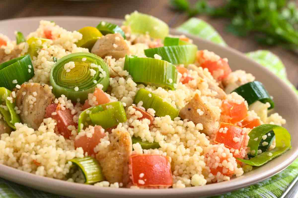 Cous cous verdure e pollo ricetta