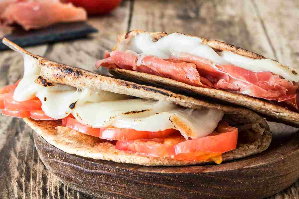 Piadina integrale ricetta