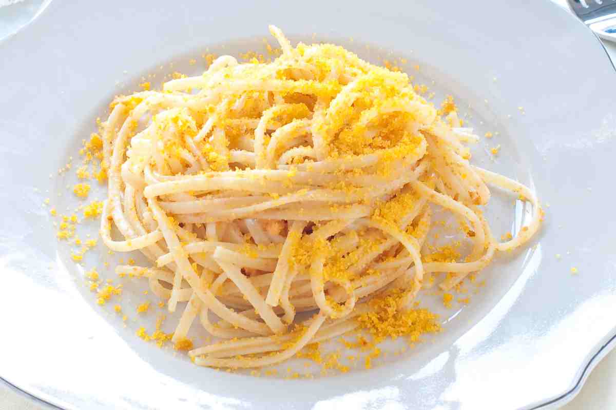 Spaghetti con bottarga