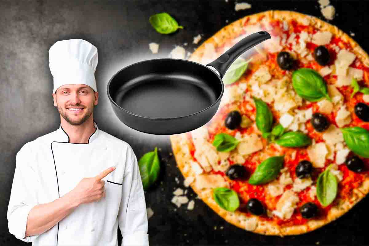 ricetta pizza in padella