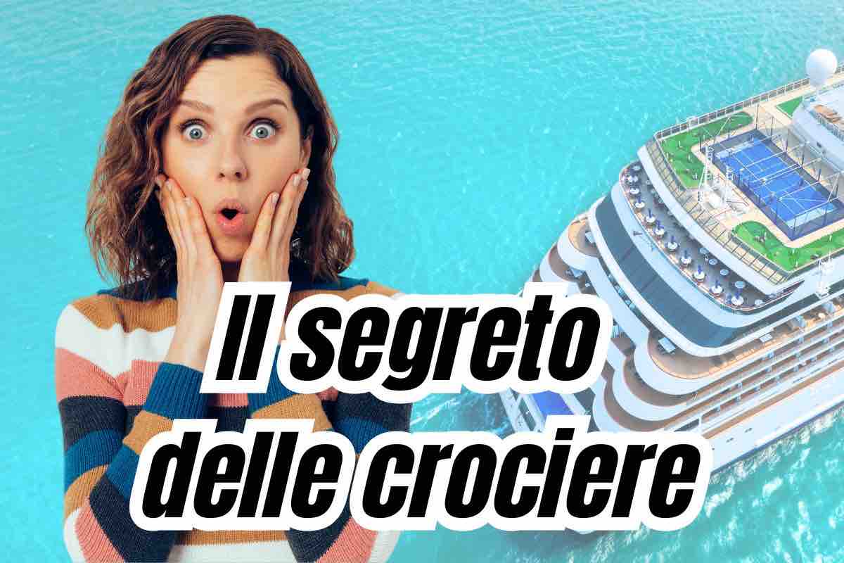 segreto delle crociere sul buffet