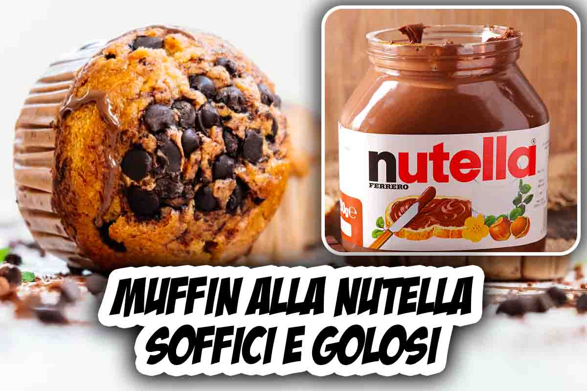 Muffin alla Nutella ricetta