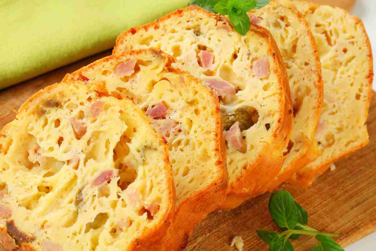 Plumcake salato con salumi ricetta veloce