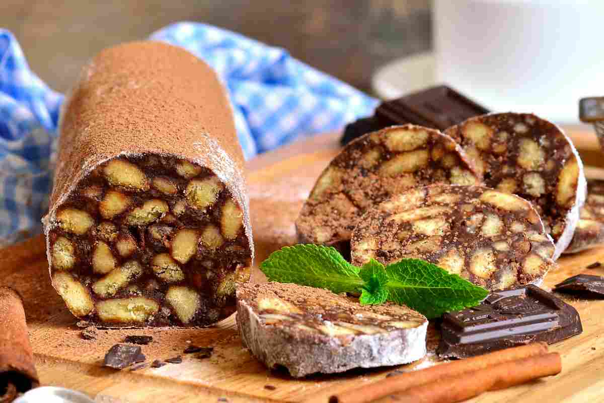 Salame al cioccolato ricetta