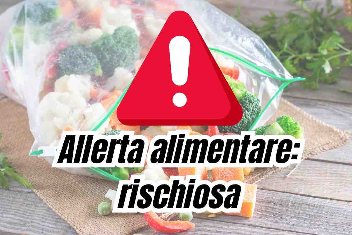 allerta alimentare verdure congelate