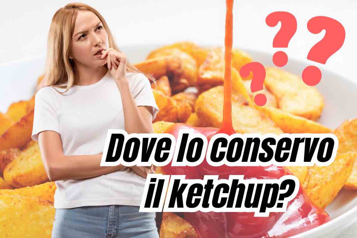 come conservare il ketchup