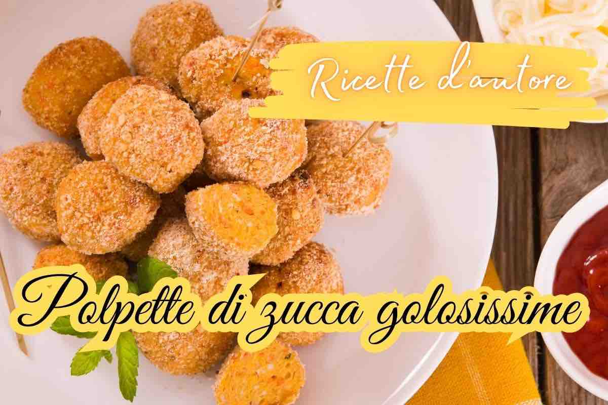 polpette di zucca veloci