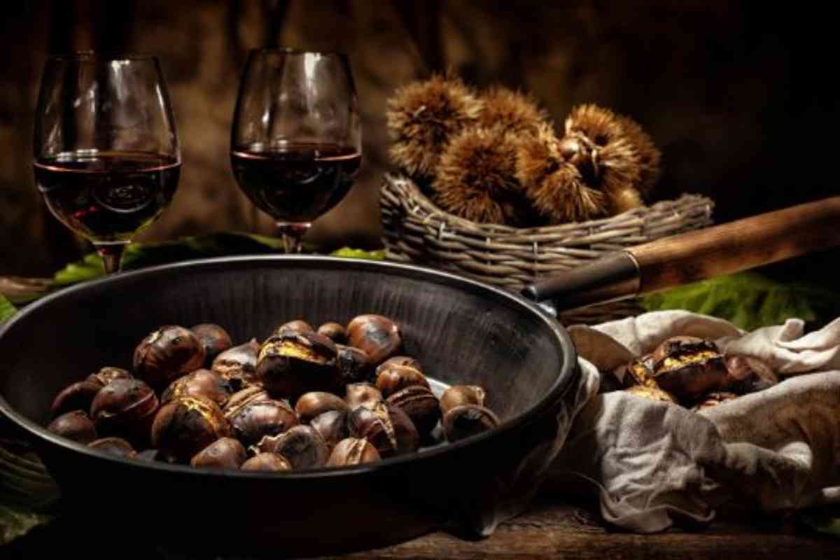 come pulire la padella delle castagne