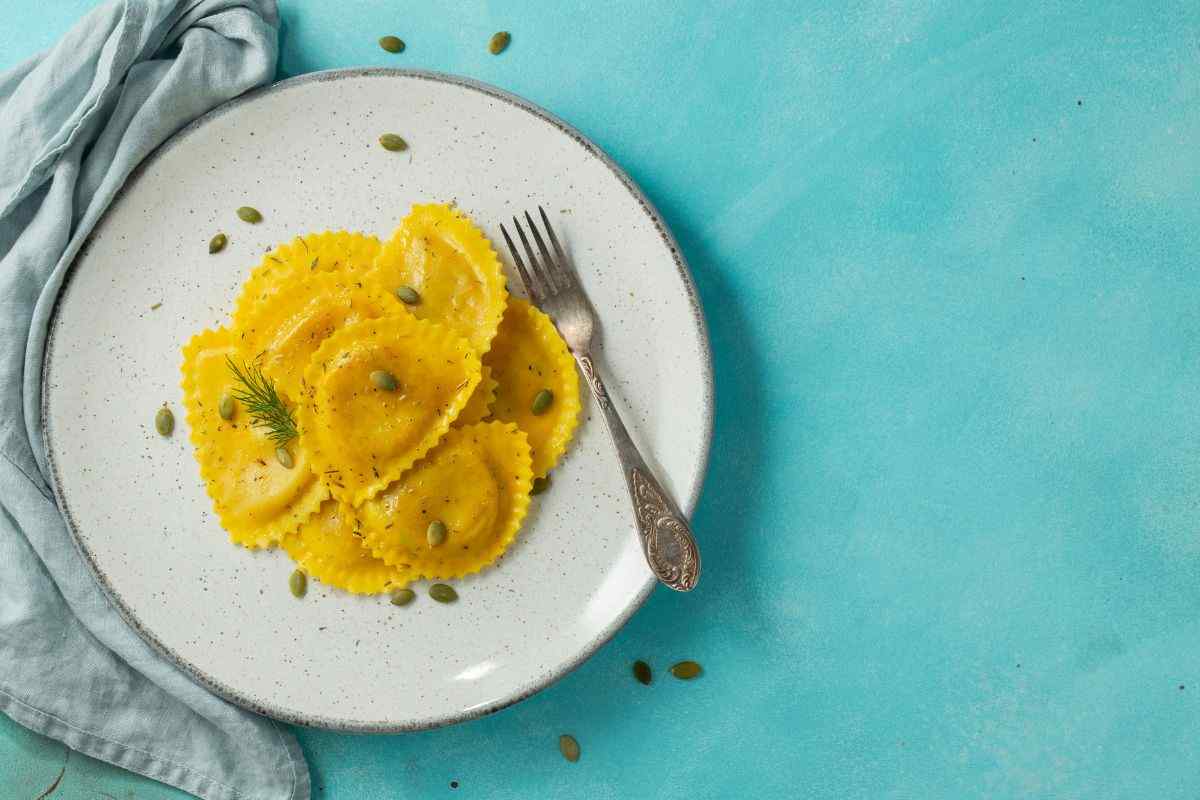 ravioli di zucca