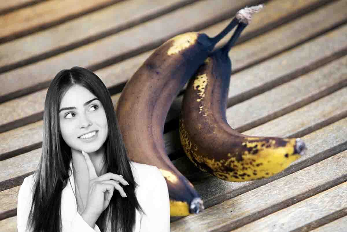 Dolce con banane mature con 2 ingredienti