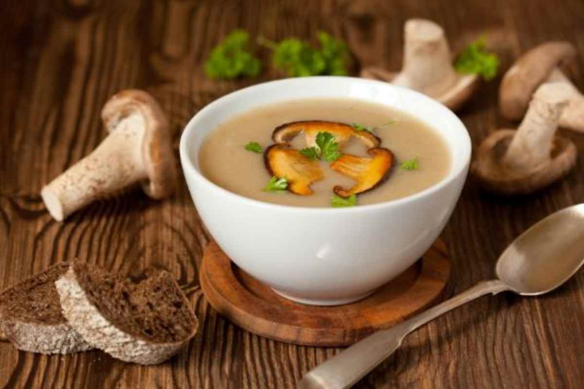 ricetta brodo di funghi