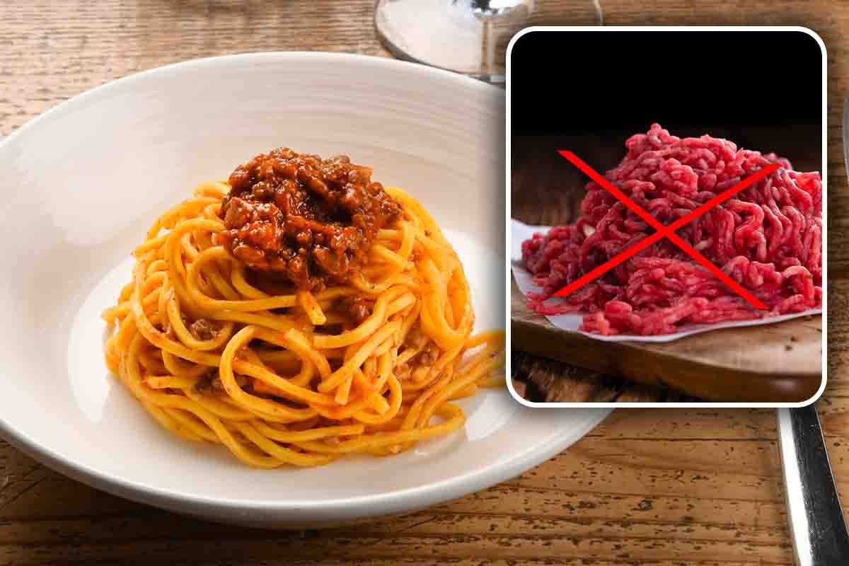 spaghetti al ragù senza carne