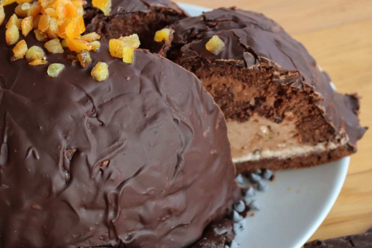 zuccotto al cioccolato, ricetta