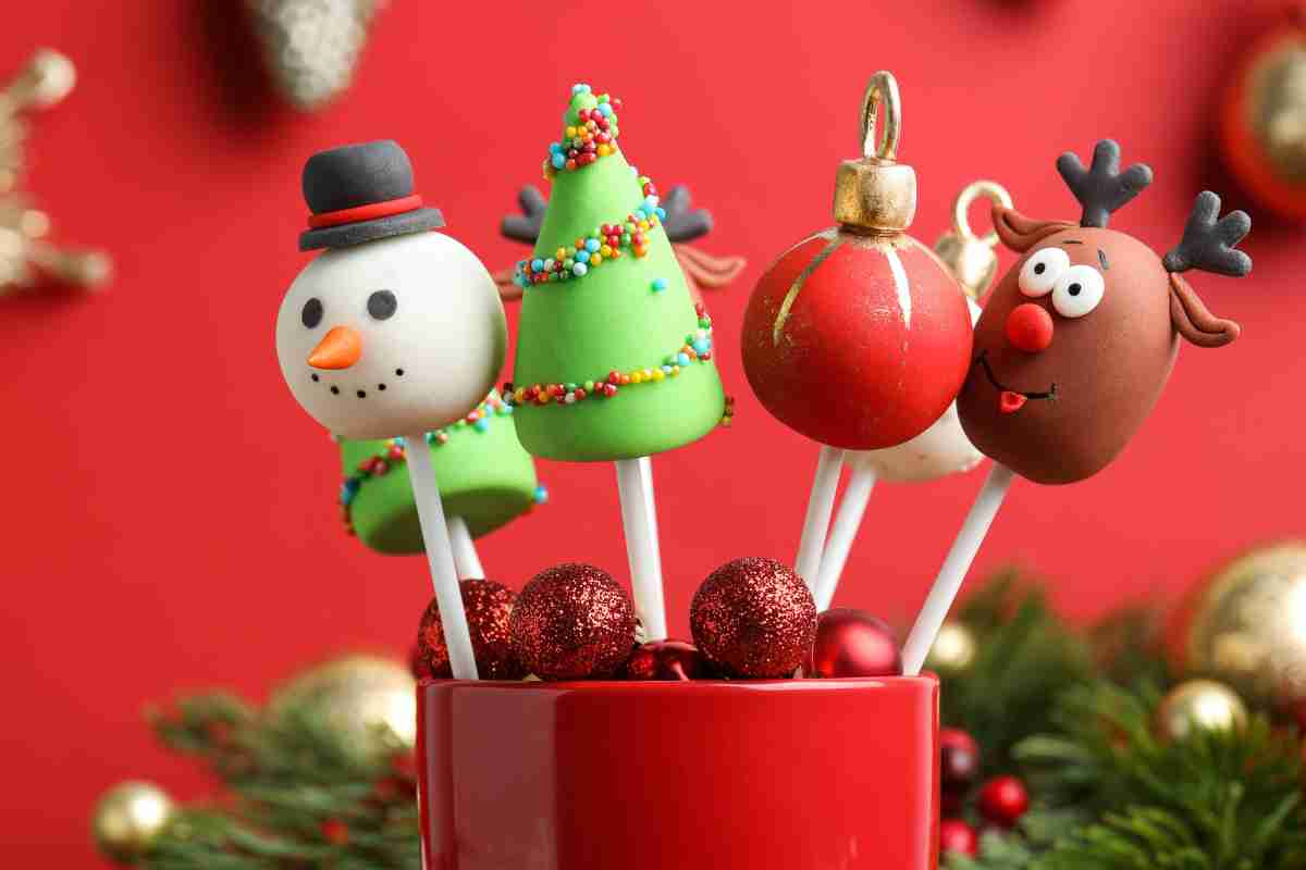 Dolcetto facile veloce Cake pops natalizi