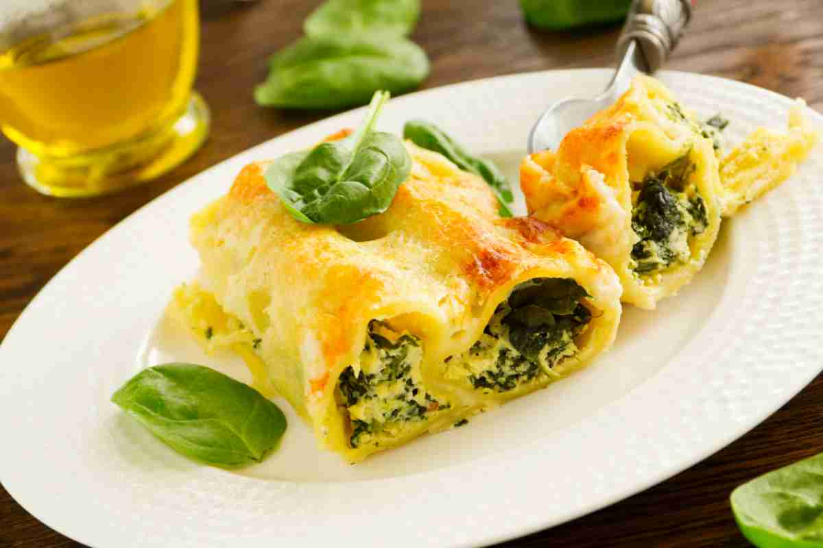 Cannelloni ricotta e spinaci