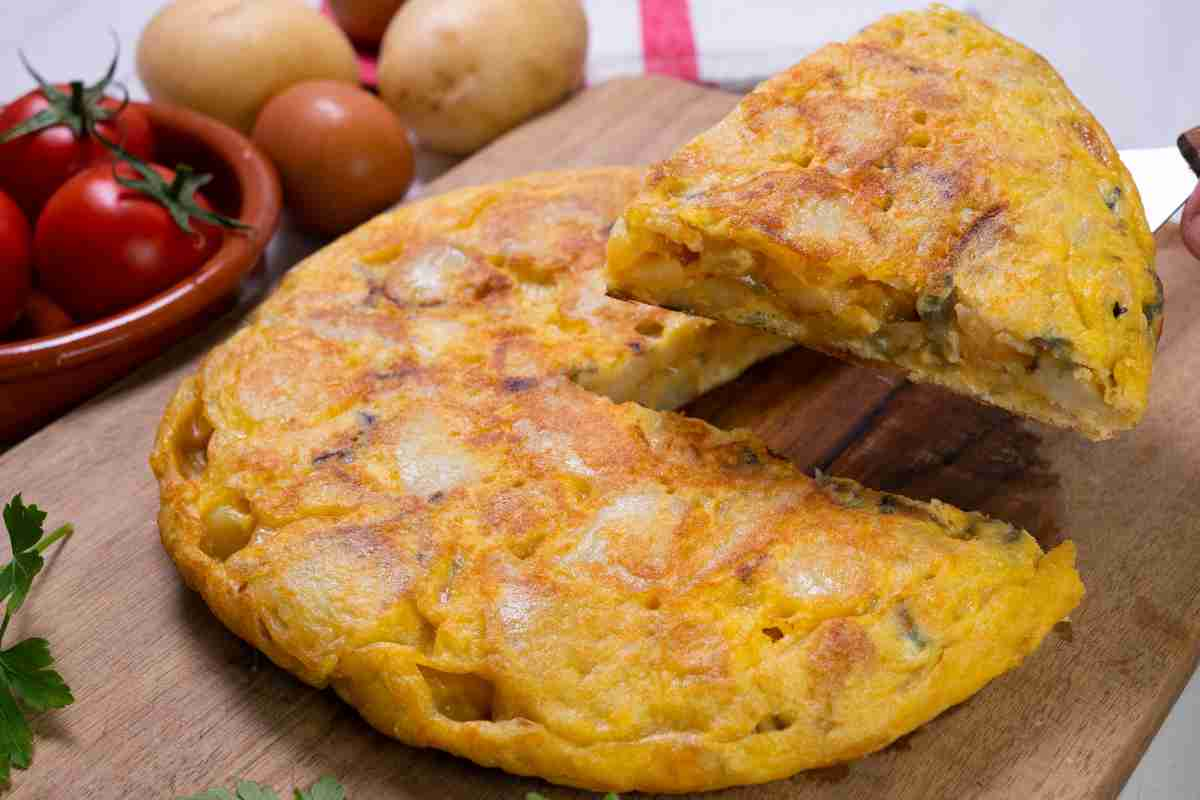 ricetta del giorno frittata patate e cipolle