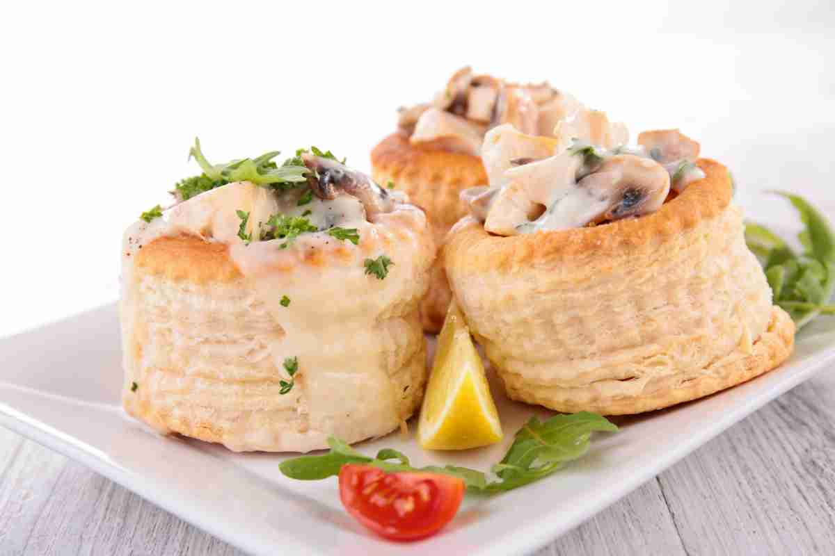 Vol au vent con le verdure ricetta