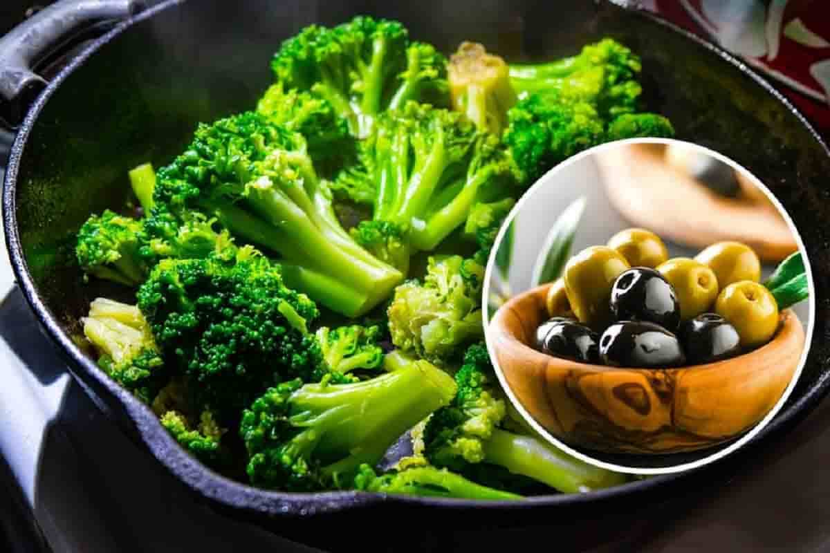 broccoli in padella con olive ricetta