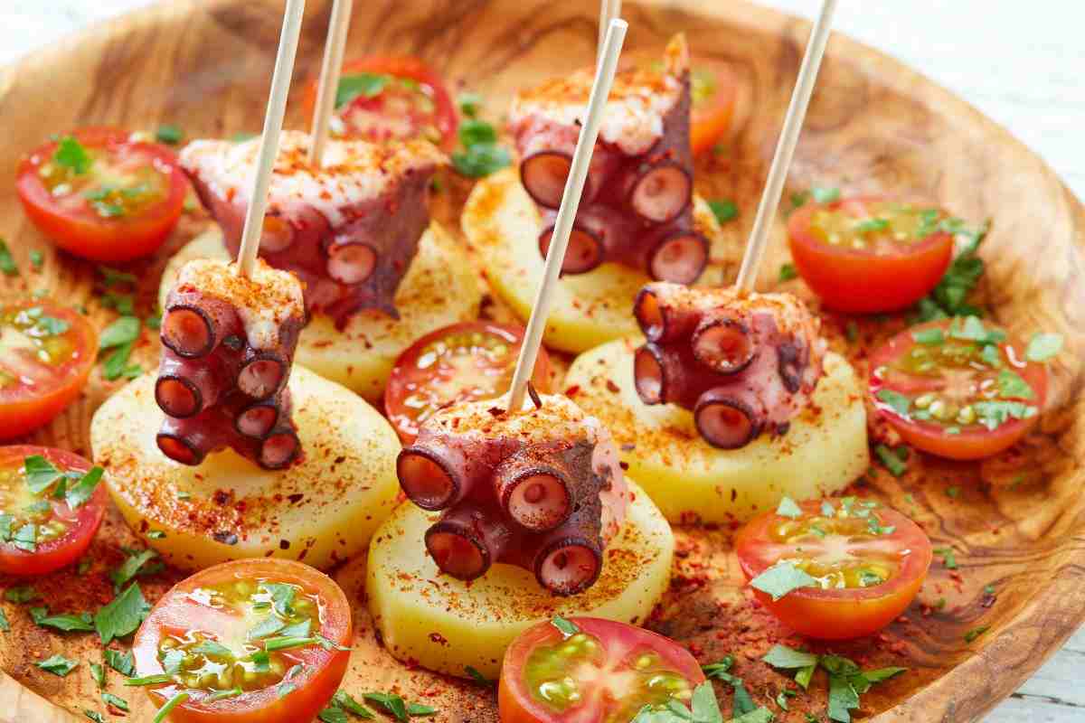 finger food polpo e patate