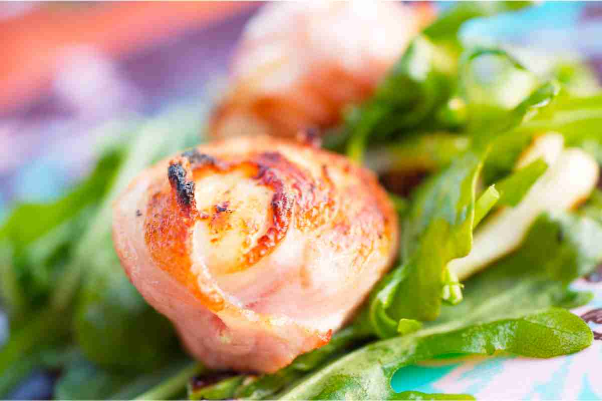 ricetta del giorno degli involtini capesante e pancetta