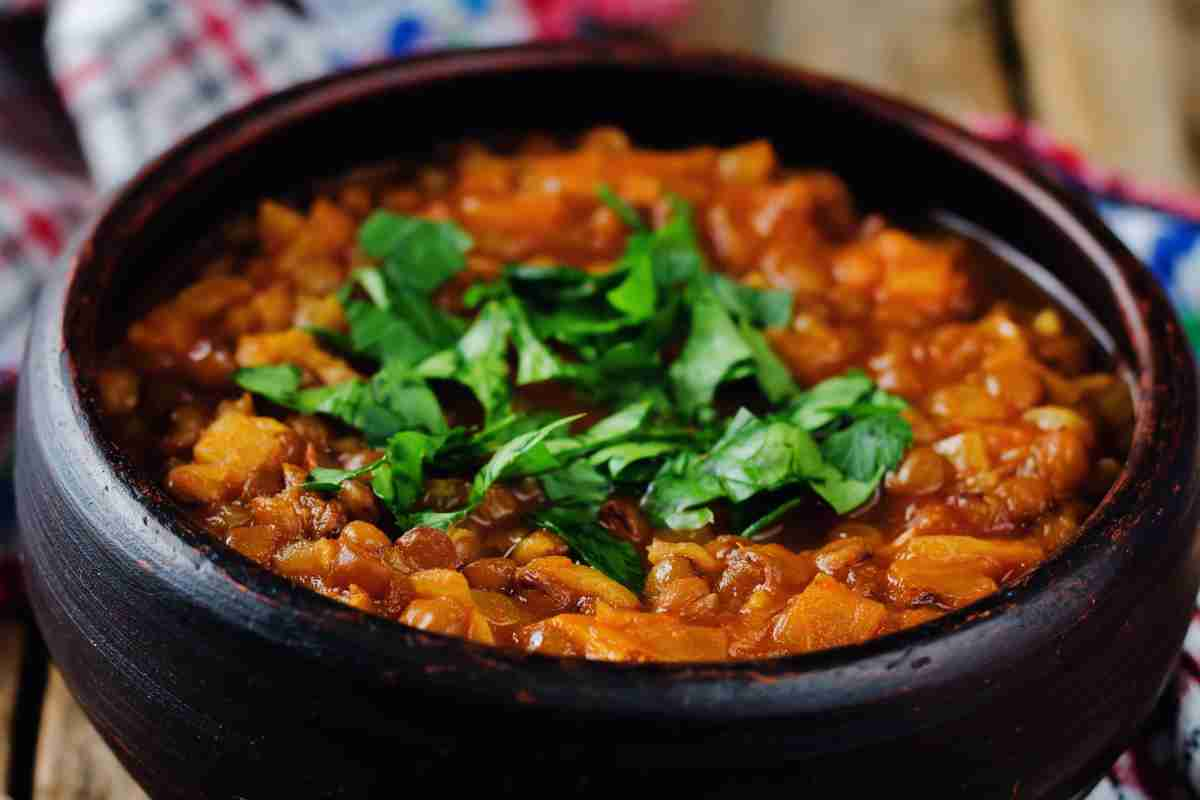 Zuppa di lenticchie e cavolo cappuccio ricetta